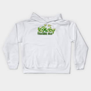 Lucky Charm Teacher St Patricks Day Lucky Teacher Era For Irish Teacher Kids Hoodie